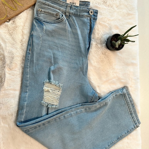 INC denim pants size 12/31 in new blue - Picture 4 of 16